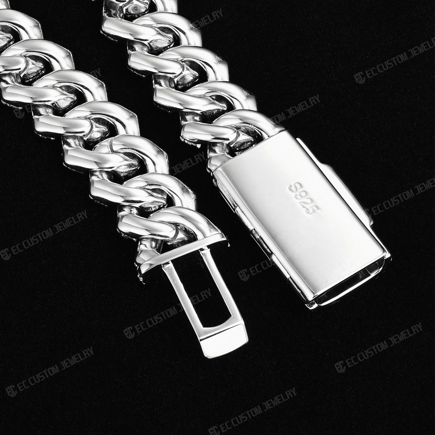14MM ICED OUT SHINING CUBAN LINK CHAIN NECKLACE DIAMOND - HIP HOP EC CUSTOM JEWELRY 5