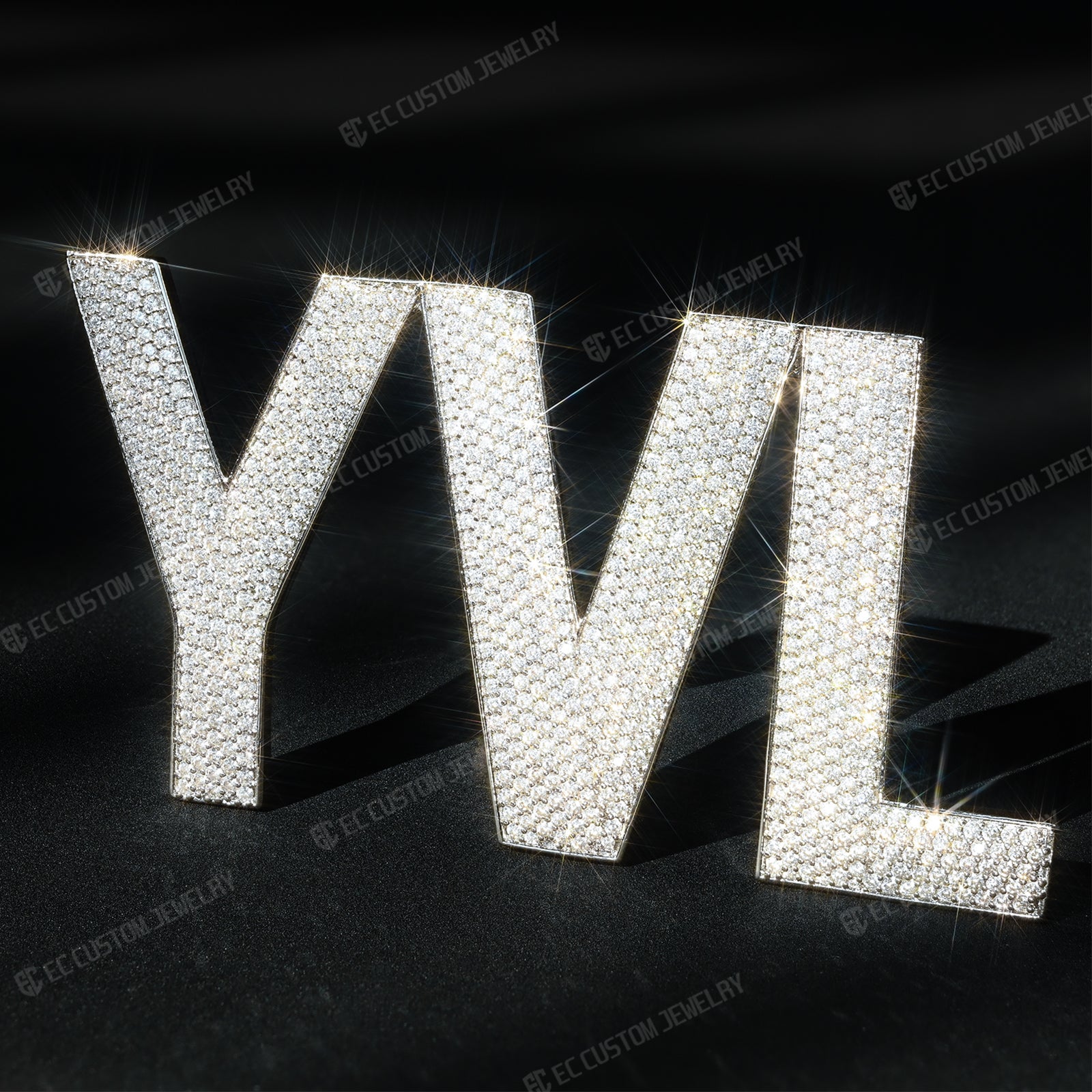BoldYVL Iced Out Pendant Hip Hop Jewelry E CCustom Jewelry Streetwear opium gang yvl pendant necklace 7