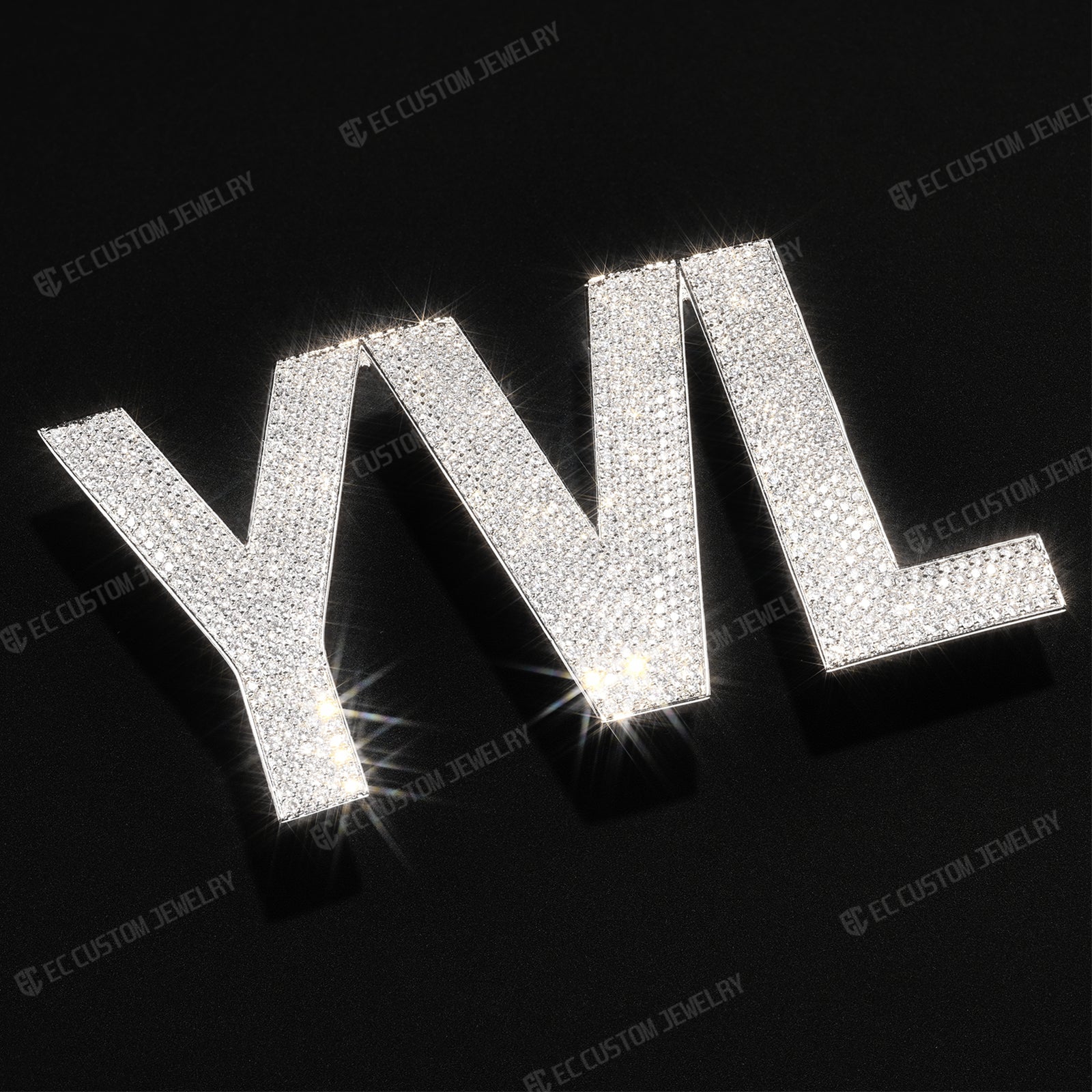 BoldYVL Iced Out Pendant Hip Hop Jewelry E CCustom Jewelry Streetwear opium gang yvl pendant necklace 8