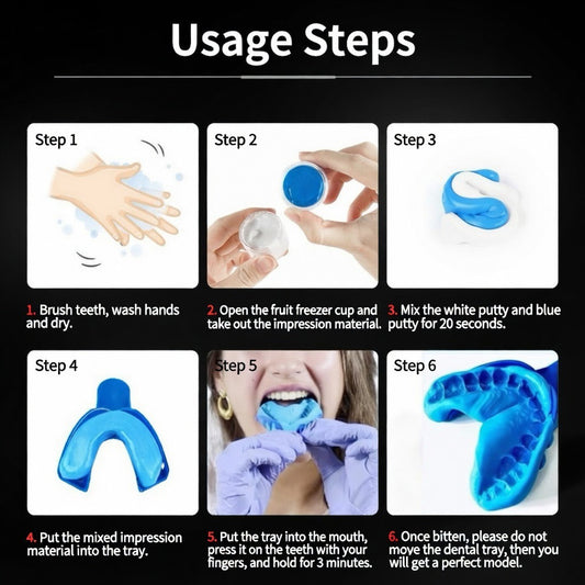 Custom Teeth Impression Mold Kit For Grillz