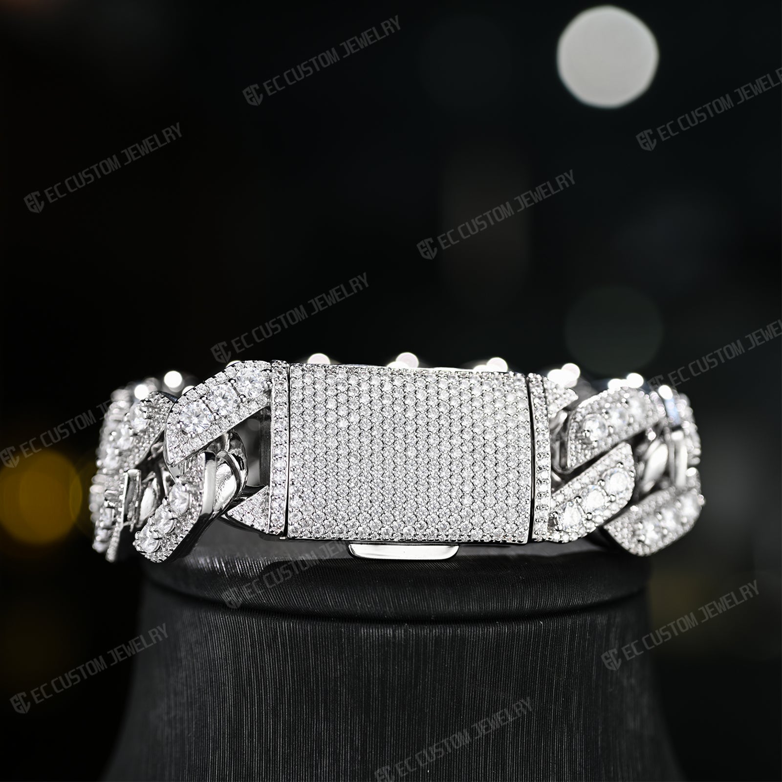 iced out cuban chain bracelet best shining hip hop jewelry 2
