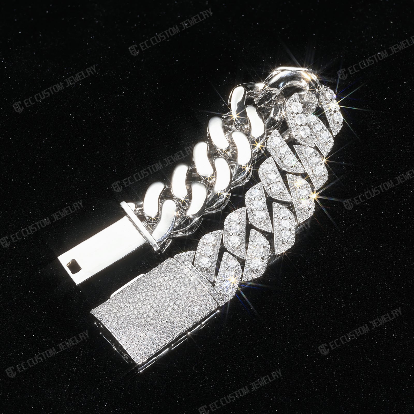 iced out cuban chain bracelet best shining hip hop jewelry 5