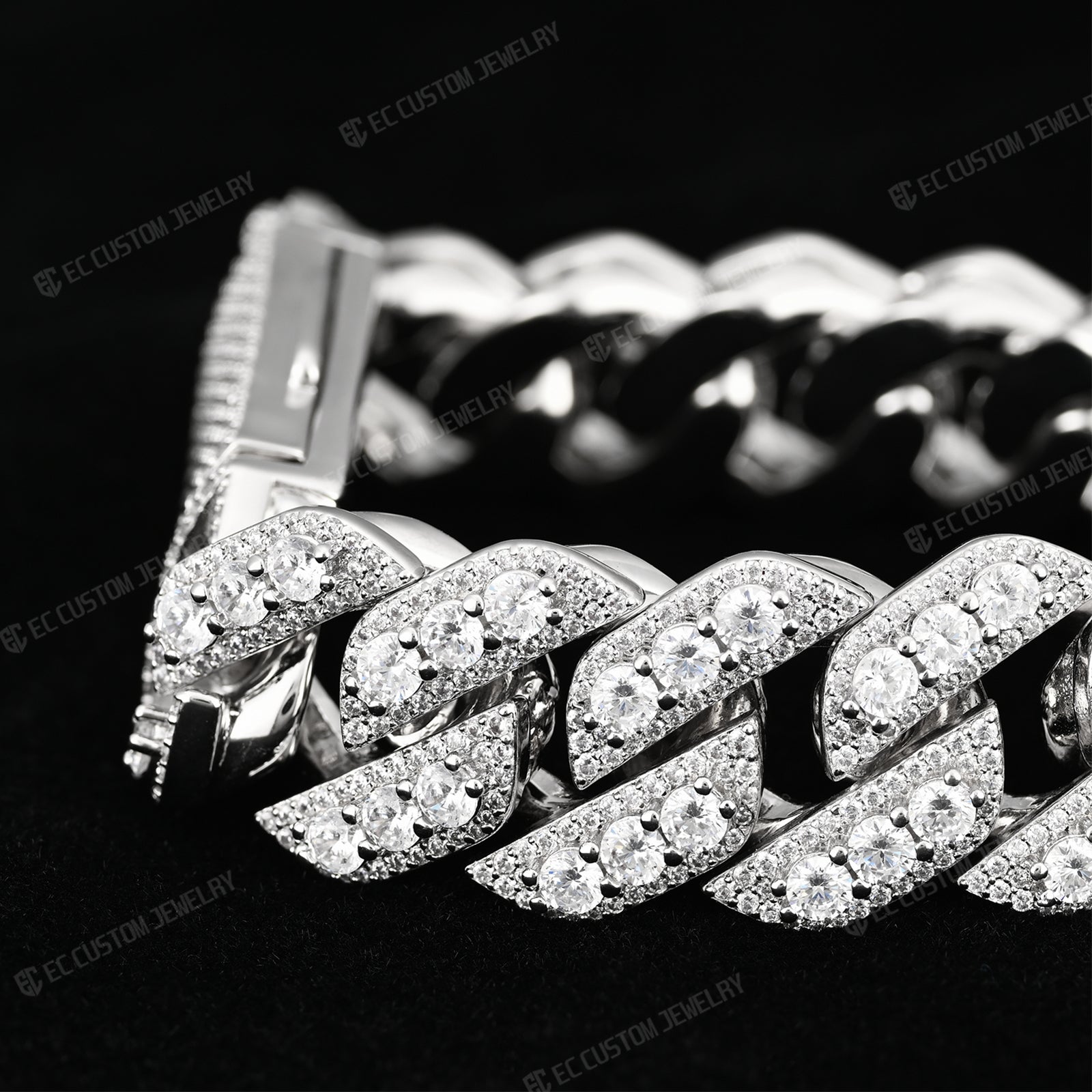 iced out cuban chain bracelet best shining hip hop jewelry 7