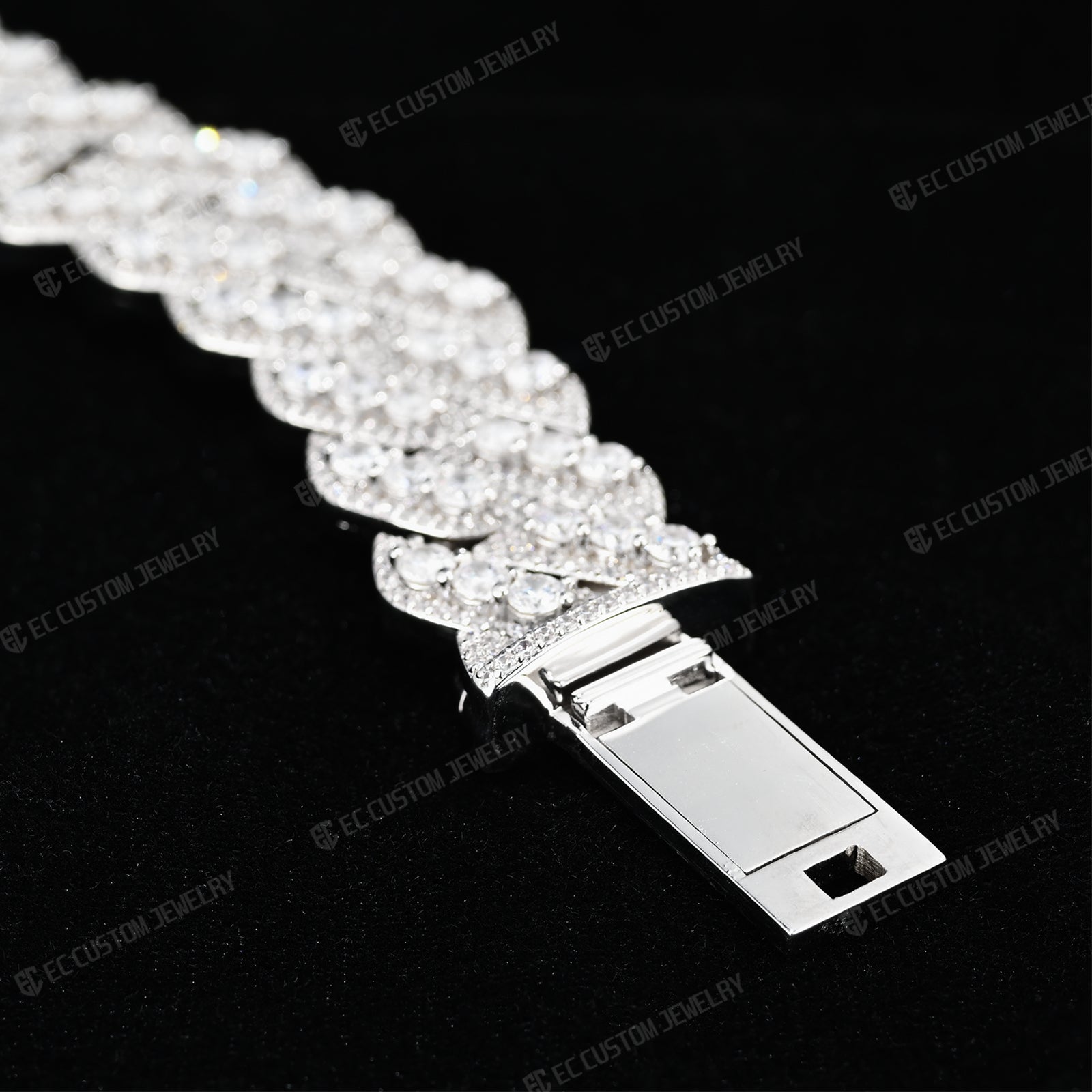 iced out cuban chain bracelet best shining hip hop jewelry 6