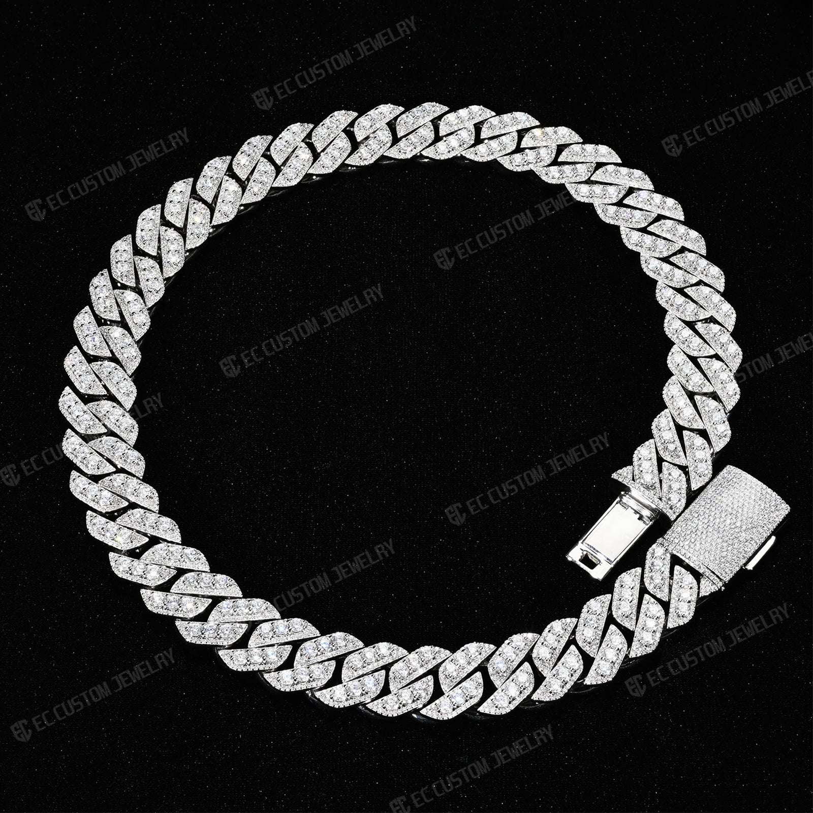 iced out cuban chain necklace best shining hip hop jewelry 1