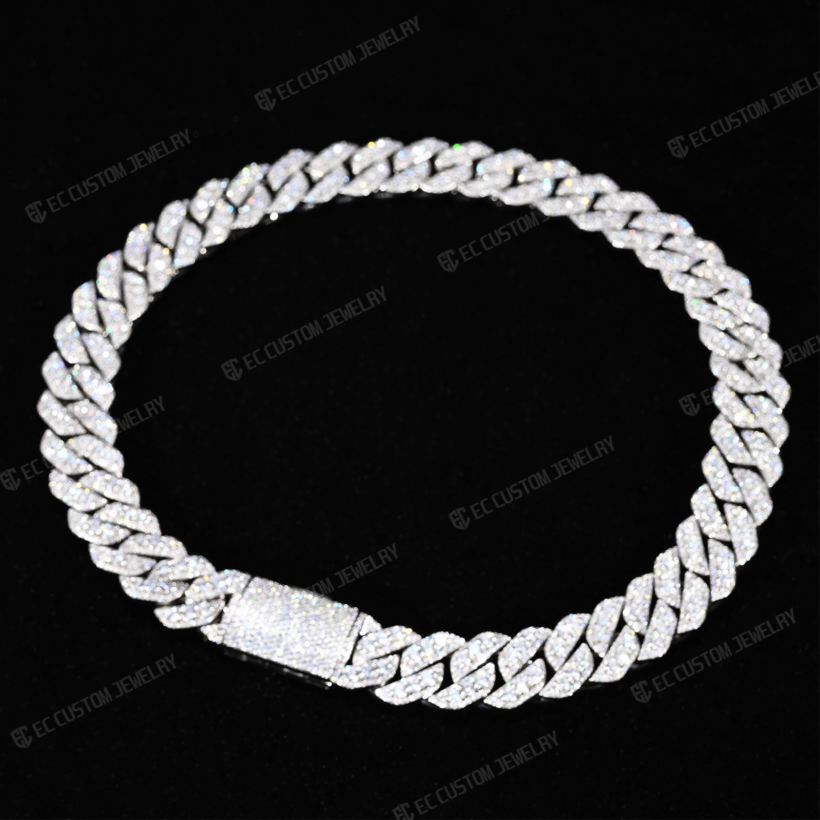 iced out cuban chain necklace best shining hip hop jewelry 2