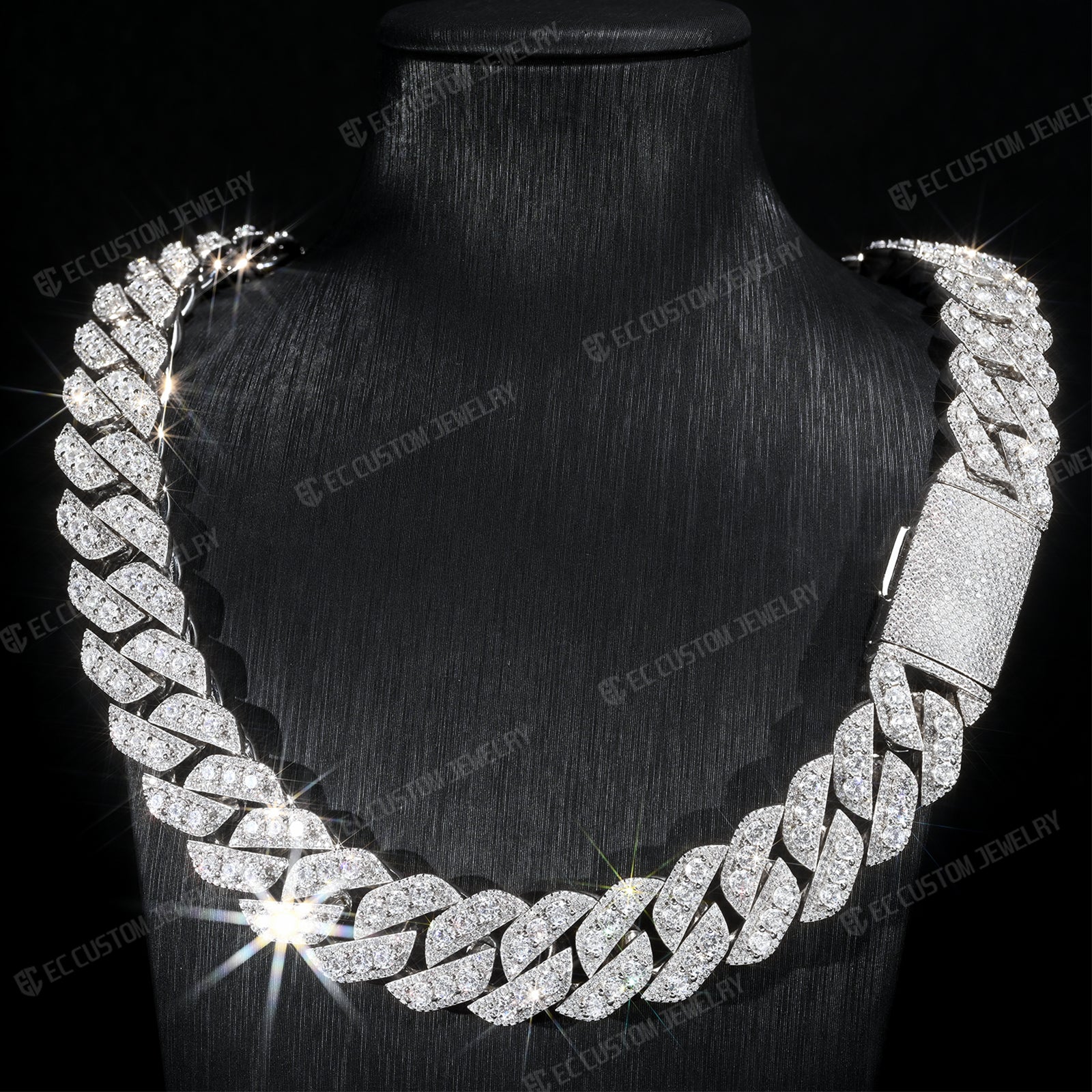 iced out cuban chain necklace best shining hip hop jewelry 7