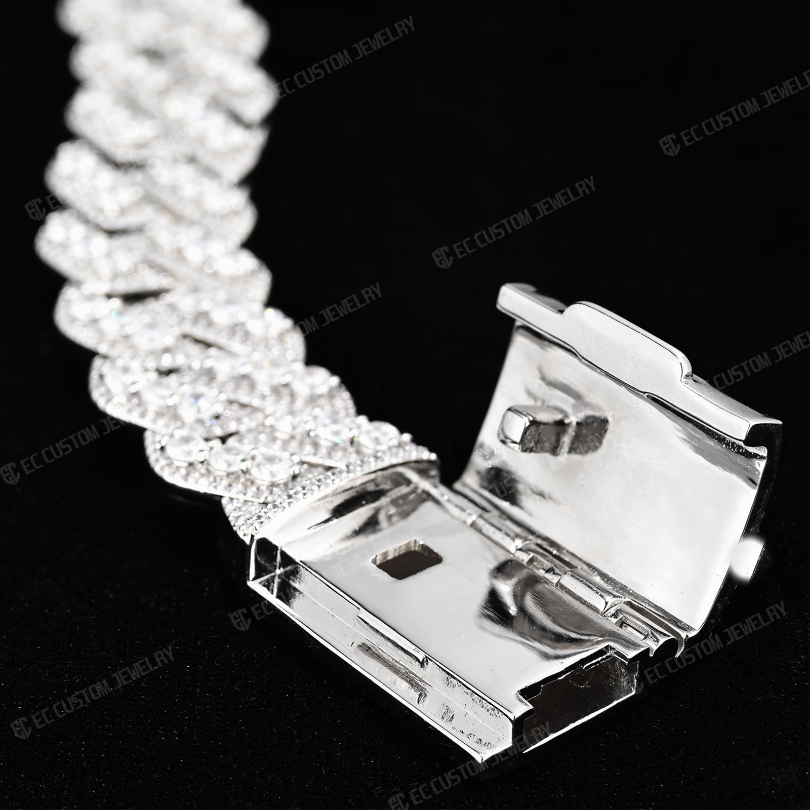 iced out cuban chain necklace bracelet best shining hip hop jewelry 8