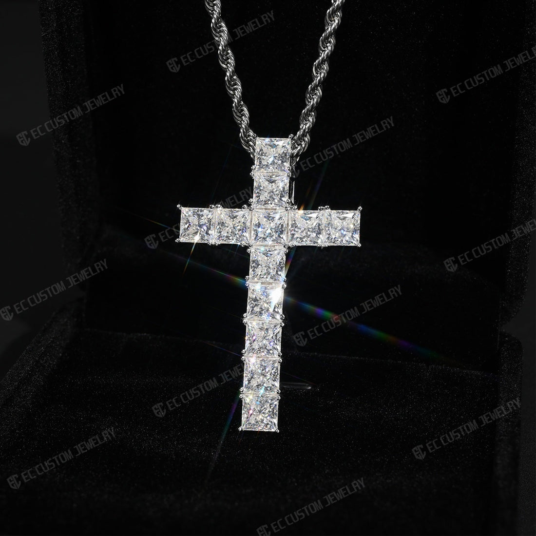 Drip Elevated: Why the Iced Out Cross and Cuban Link Are Your Ultimate Style Staples