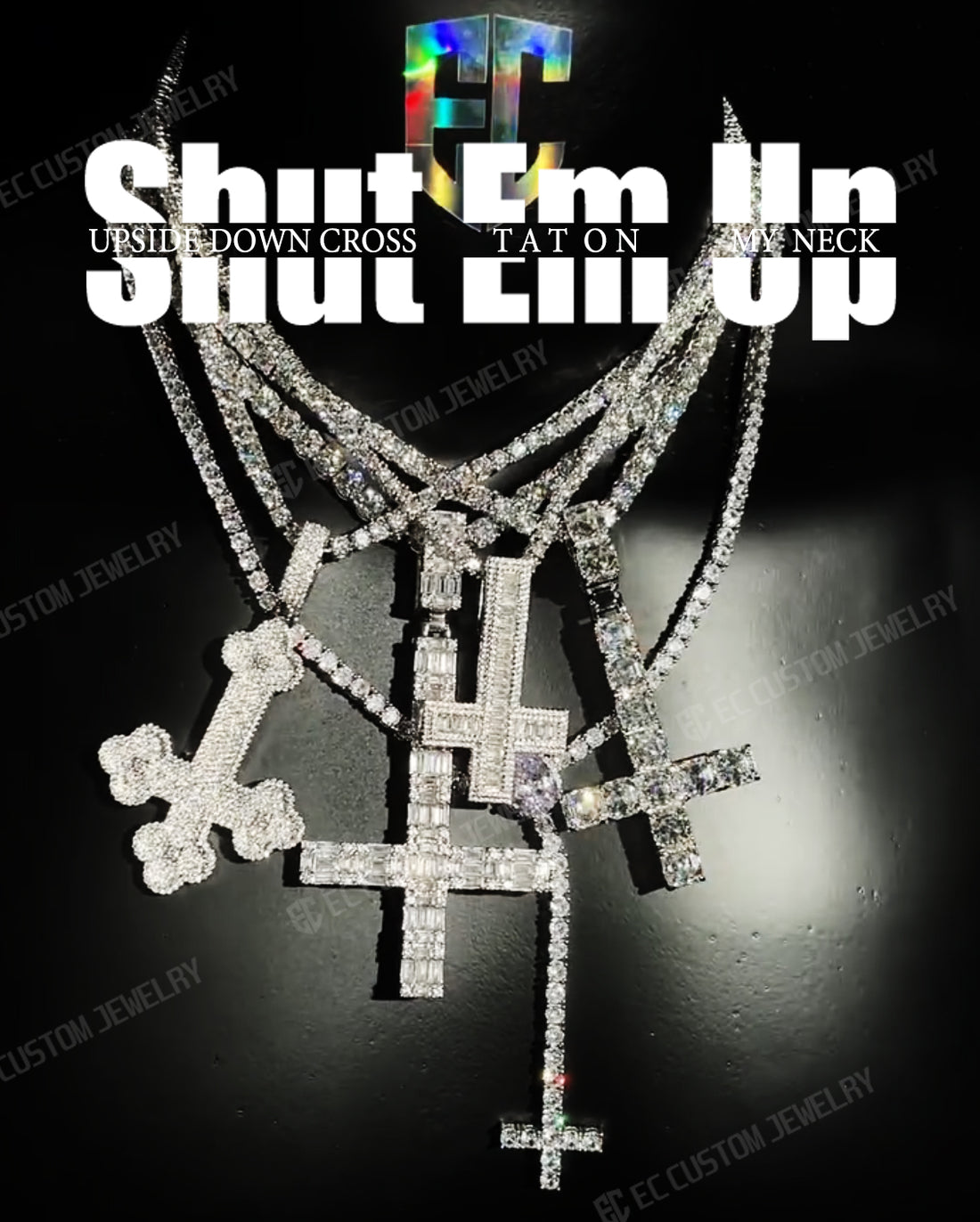 What does an upside down cross mean on jewelry?