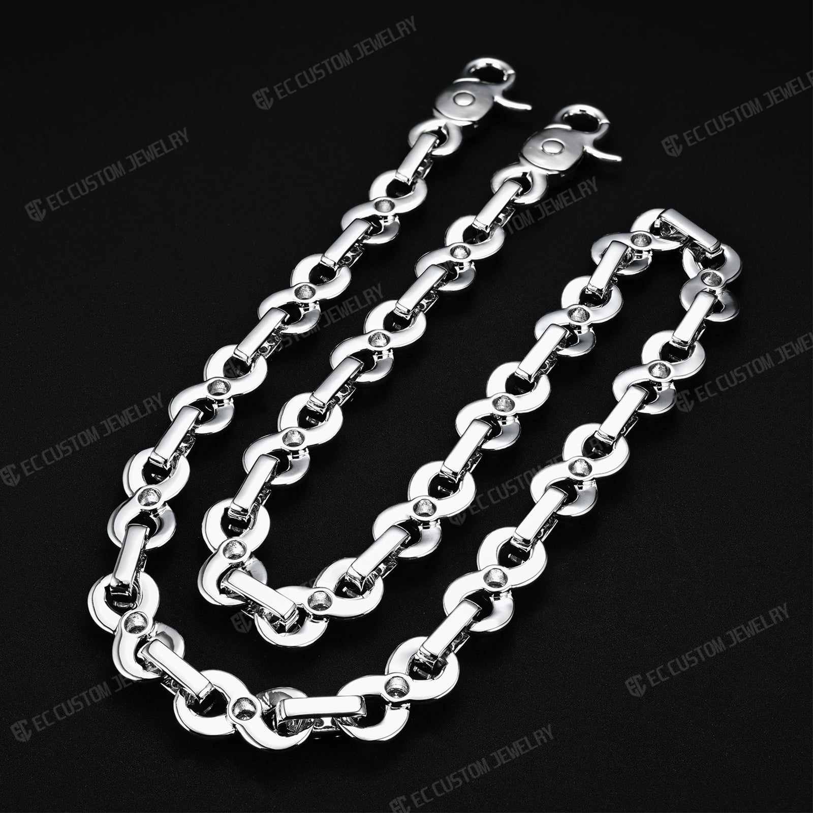 12MM INFINITY WALLET CHAIN CARTI TYPE 5