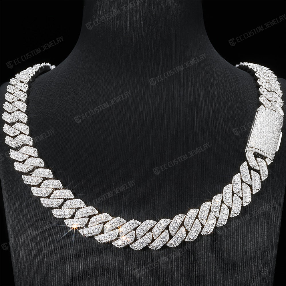 white gold cuban link chain