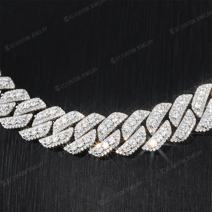 vvs moissanite cuban chain