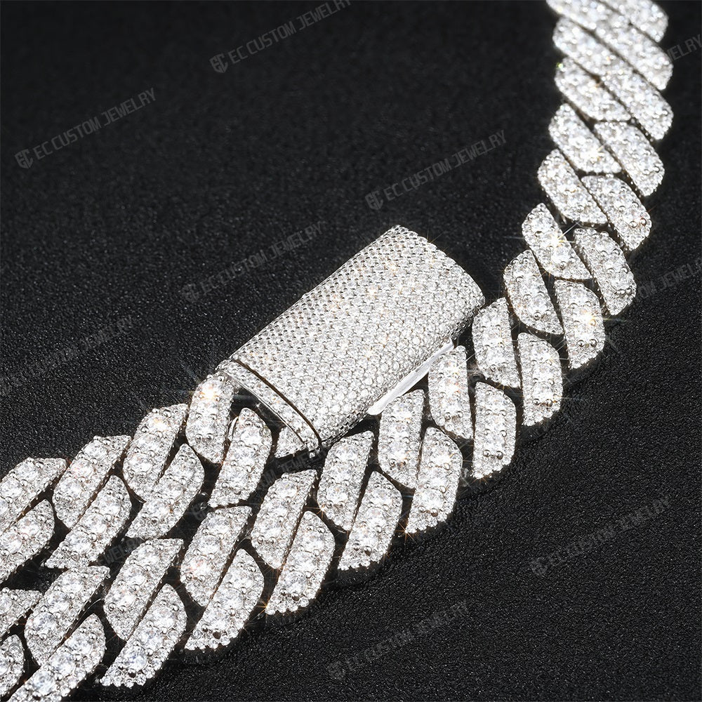 cuban link moissanite chain