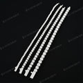 3_4_5_6MM TENNIS DIAMOND LINK CHAIN ICED OUT BRACELET Bold Moissanite Tennis Chain Bracelet 