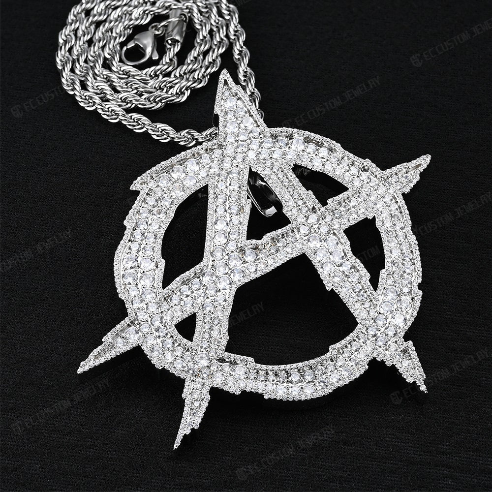 showoff diamond anarchy necklace