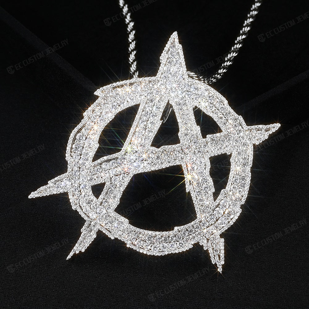 Anarchist pendant necklace