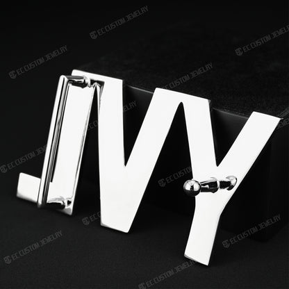 Bold YVL Iced Out Belt Buckle Hip Hop Jewelry