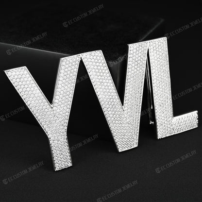 Bold YVL Iced Out Belt Buckle Hip Hop Jewelry