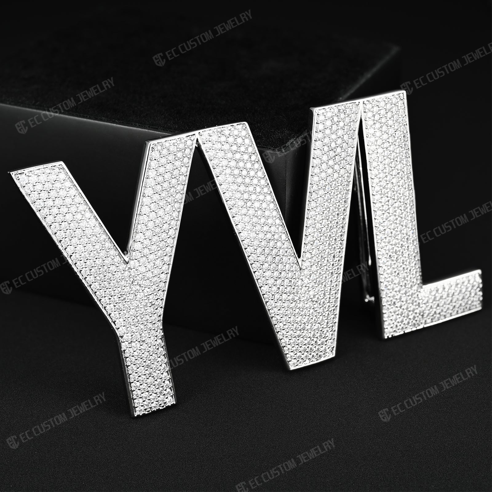 Bold YVL Iced Out Pendant Hip Hop Jewelry EC Custom Jewelry Streetwear opium gang yvl pendant necklace 2