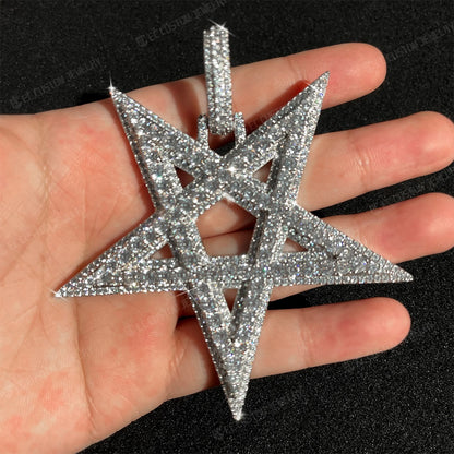 upside down star pendant