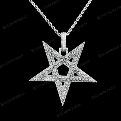 evil star big size pendant