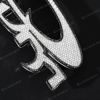 OPIUM Iced Out Belt Buckle Hip Hop Accessories