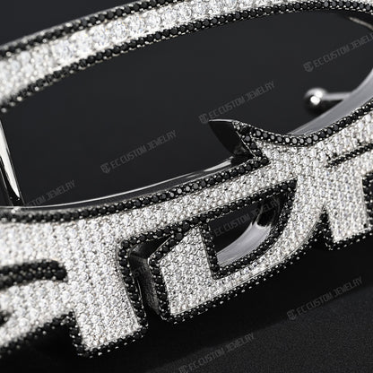 OPIUM Iced Out Belt Buckle Hip Hop Accessories