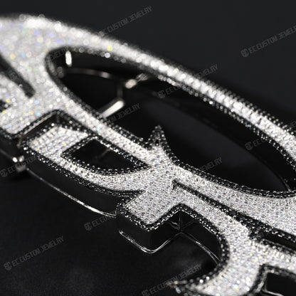 OPIUM Iced Out Belt Buckle Hip Hop Accessories