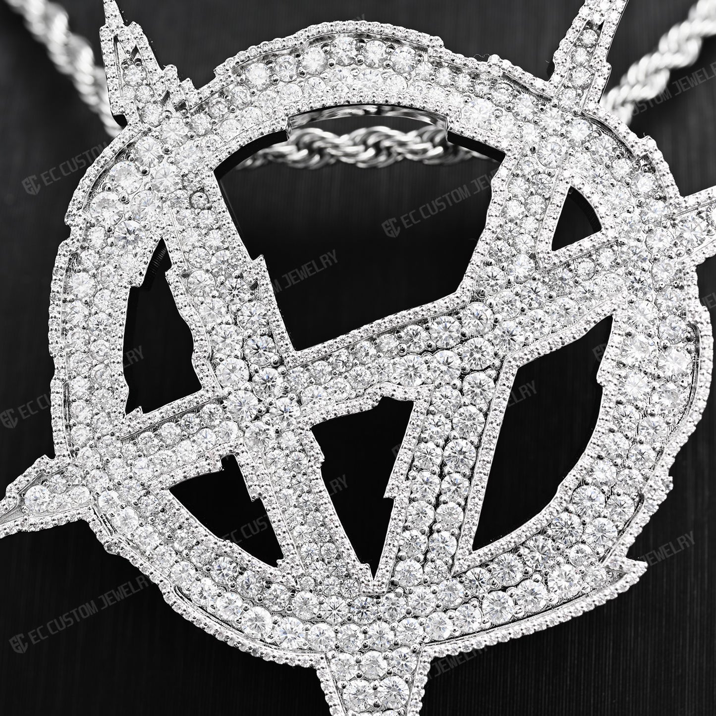 UPSIDE DOWN ANARCHY PENDANT HIP HOP ACCESSORIES