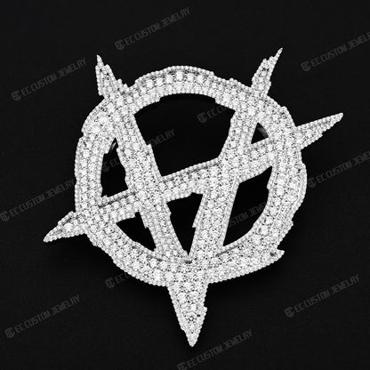 UPSIDE DOWN ANARCHY PENDANT HIP HOP ACCESSORIES