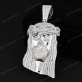 Hip hop jewelry pendants Iced Out Jesus Piece Pendant moissanite 925 silver s925 diamomd pendant 1