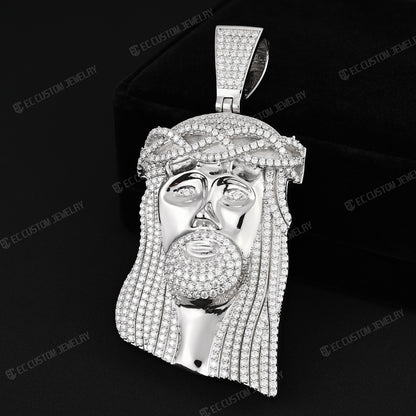 Iced Out Jesus Piece Pendant Hip Hop Christ Pendant