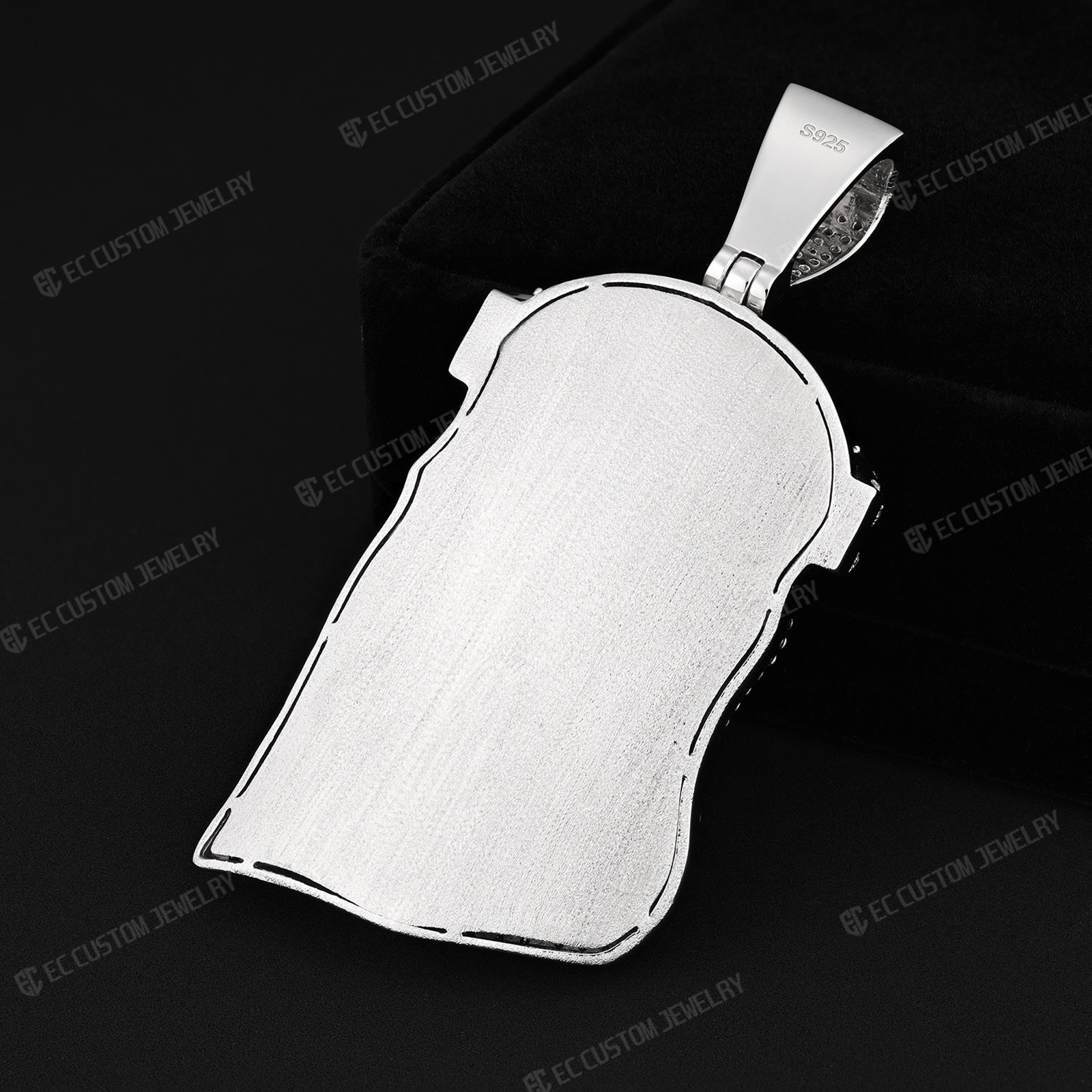 Hip hop jewelry pendants Iced Out Jesus Piece Pendant moissanite 925 silver s925 diamomd pendant 2