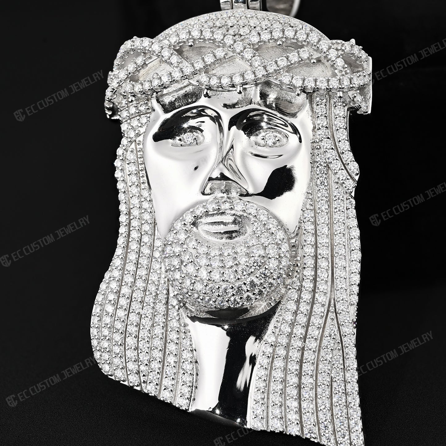 Iced Out Jesus Piece Pendant Hip Hop Christ Pendant