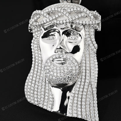 Iced Out Jesus Piece Pendant Hip Hop Christ Pendant