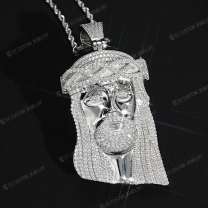 Iced Out Jesus Piece Pendant Hip Hop Christ Pendant