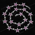 Iced Out Starlink Necklace VVS Moissanite Star Chain Hip Hop Rapper Jewelry 7