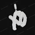 Iced out xo pendant hip hop rapper accessories streetwear outfit for men ken carson playboi carti yvl fans 1