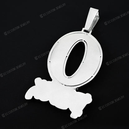 KING VON O BLOCK ICED OUT PENDANT