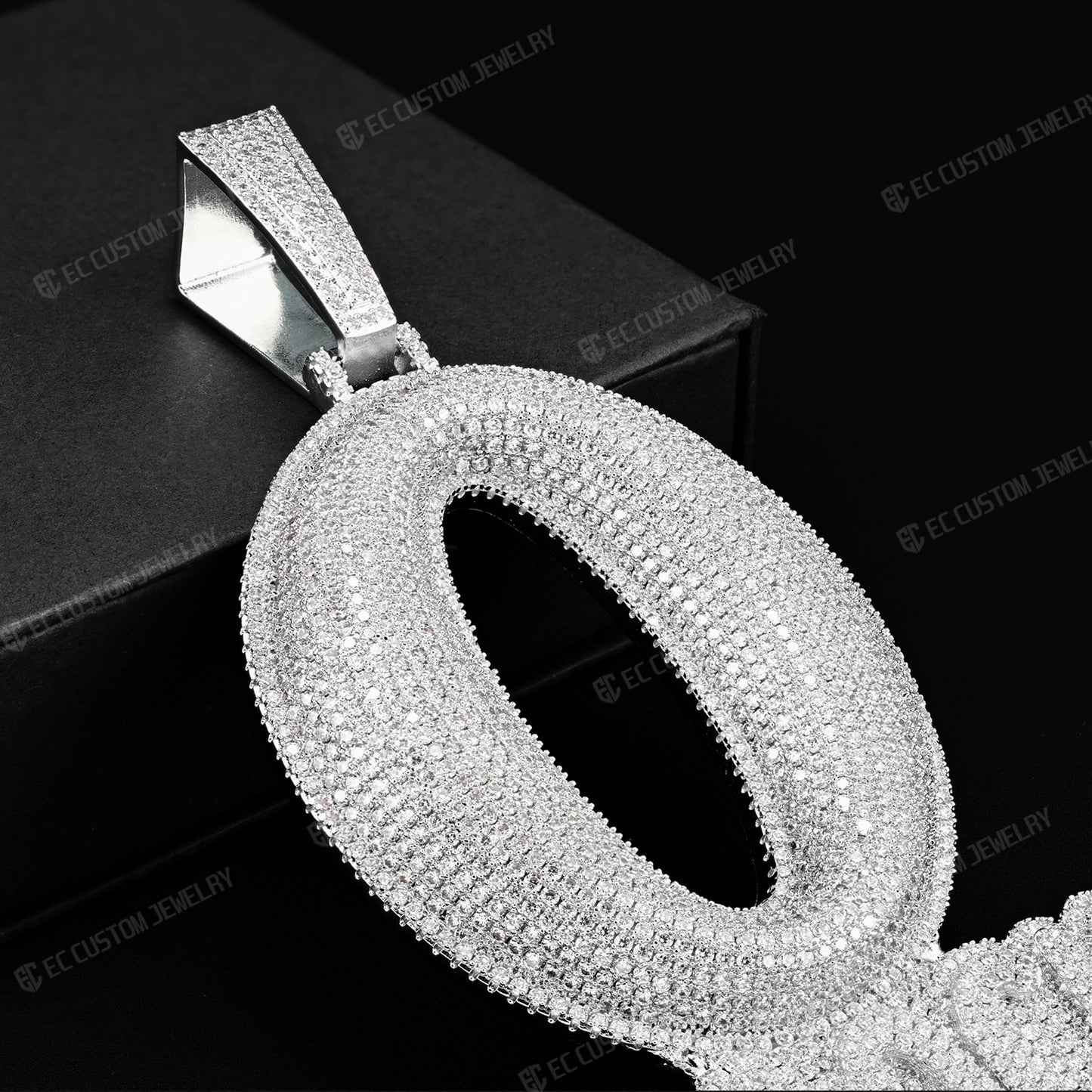 KING VON O BLOCK ICED OUT PENDANT