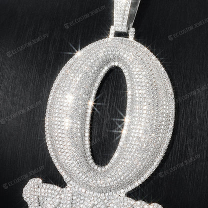 KING VON O BLOCK ICED OUT PENDANT