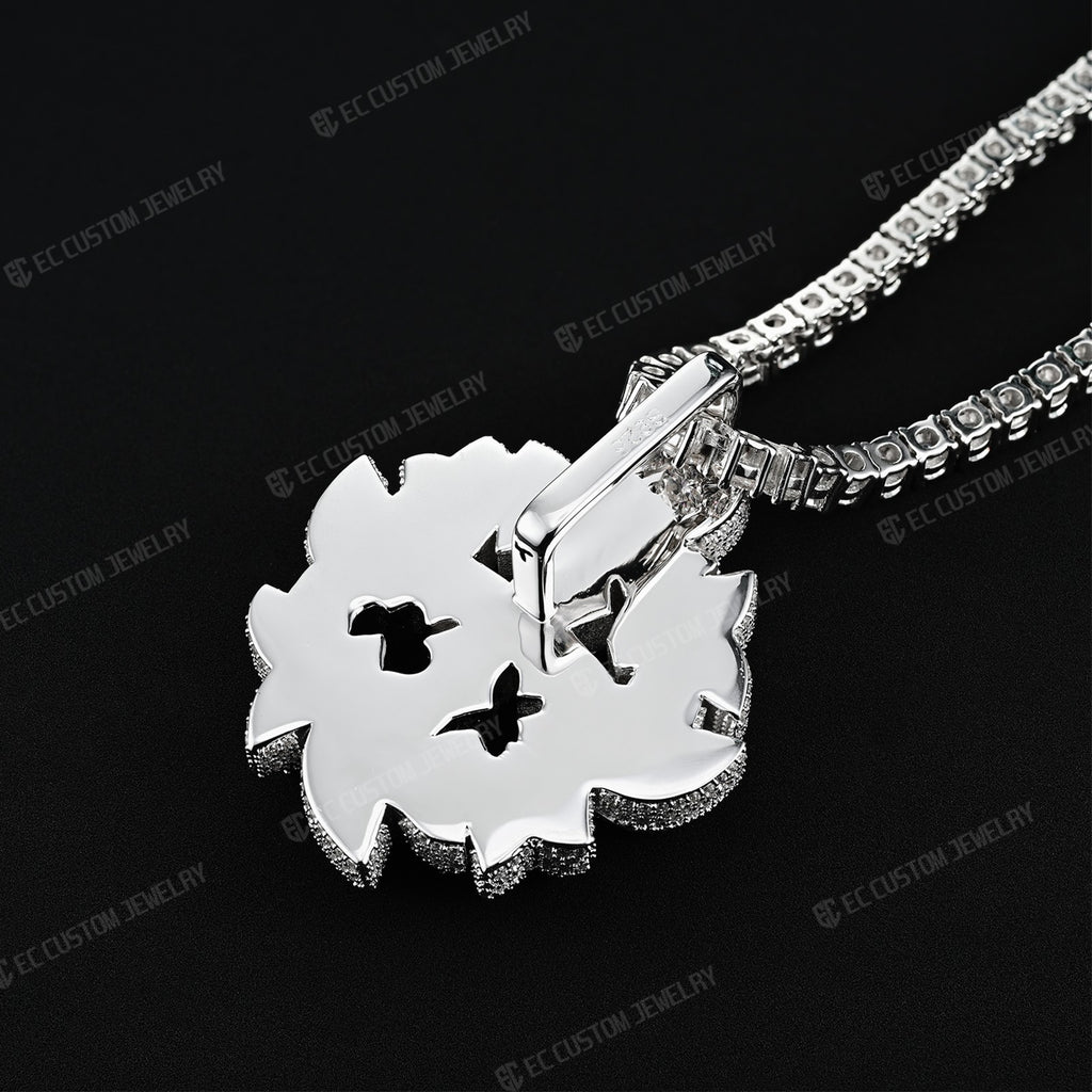 Ken Carson Same Mini X Pendant VVS Moissanite Iced Out Jewelry 