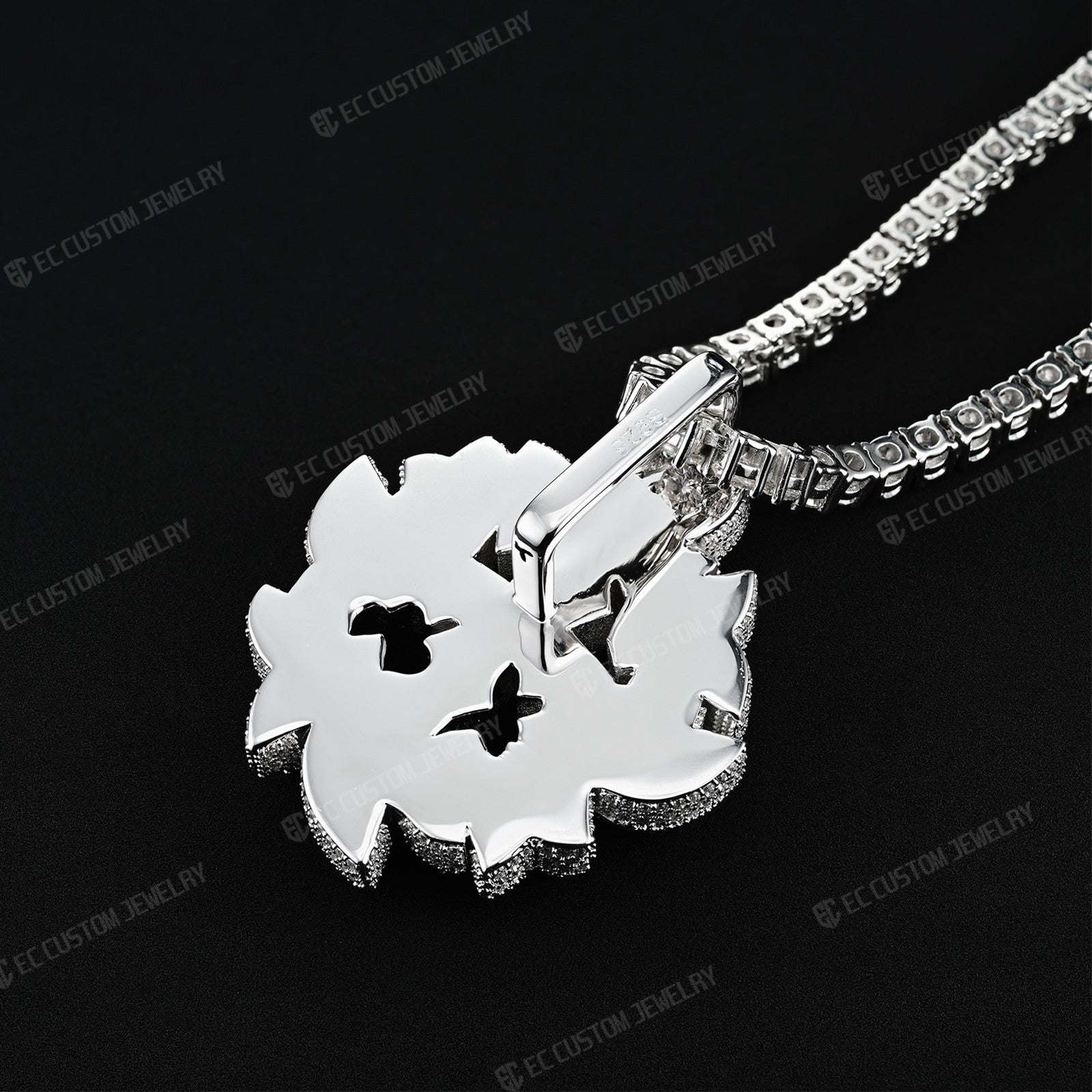 Ken Carson Same Mini X Pendant VVS Moissanite Iced Out Jewelry 