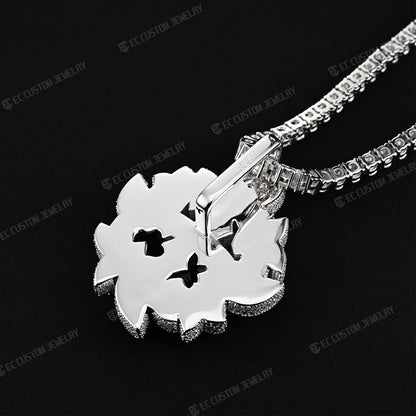 Ken Carson Same Mini X Pendant VVS Moissanite Iced Out Jewelry 