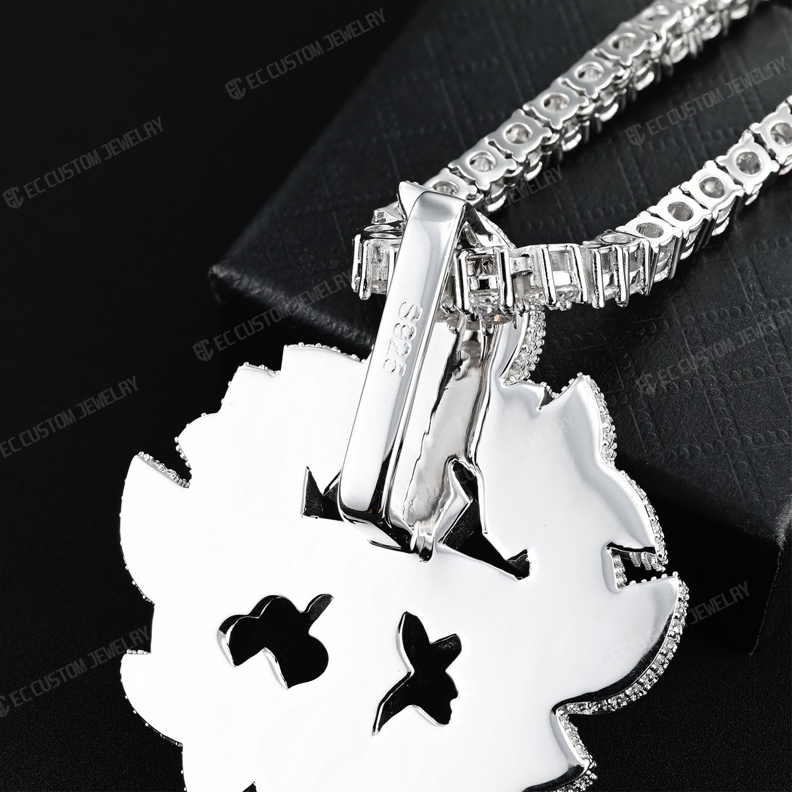 Mini Ken Carson Same X Pendant VVS Moissanite Iced Out Jewelry 
