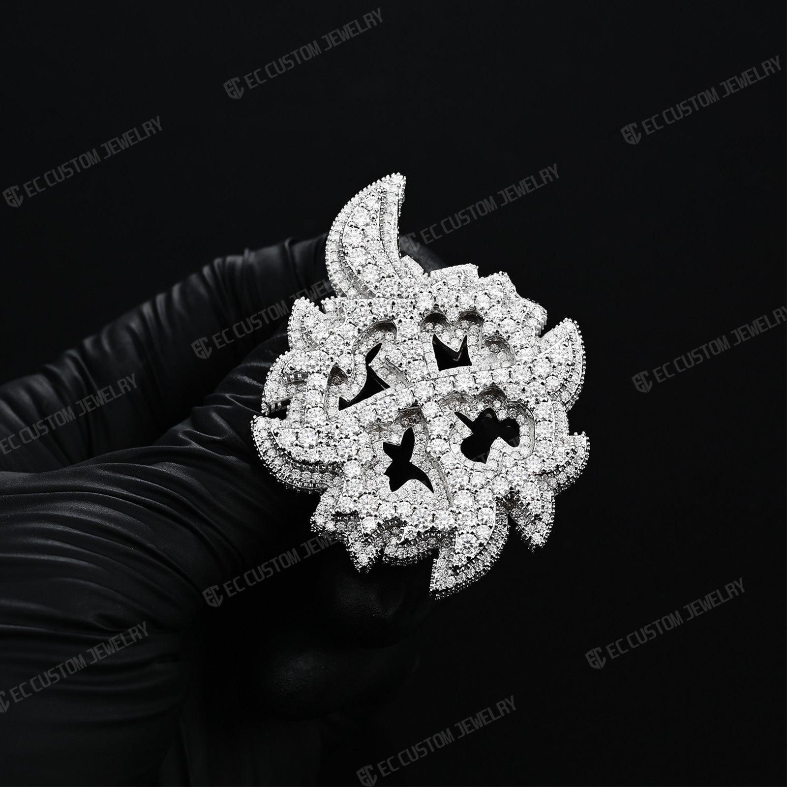 Mini Ken Carson Same X Pendant VVS Moissanite Iced Out Jewelry 