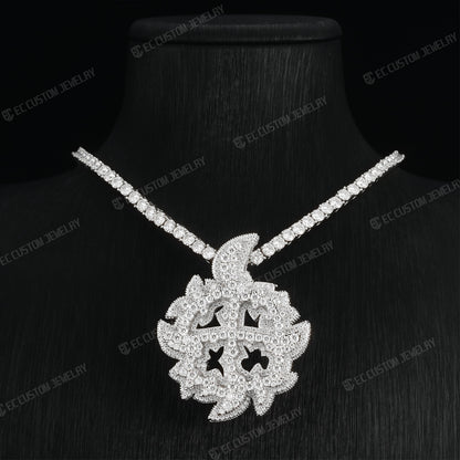 Mini Ken Carson Same X Pendant VVS Moissanite Iced Out Jewelry 
