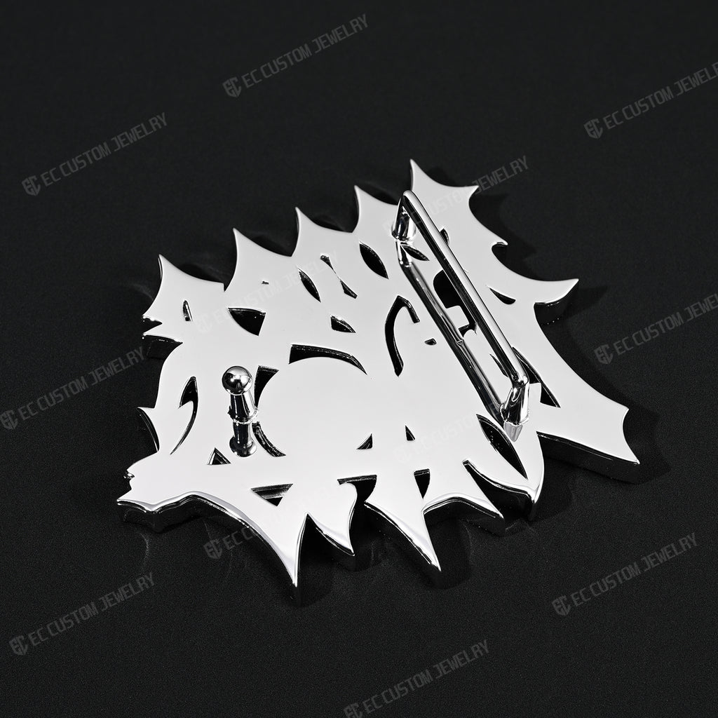 More Chaos Iced Out Belt Buckle Hip Hop Accessories