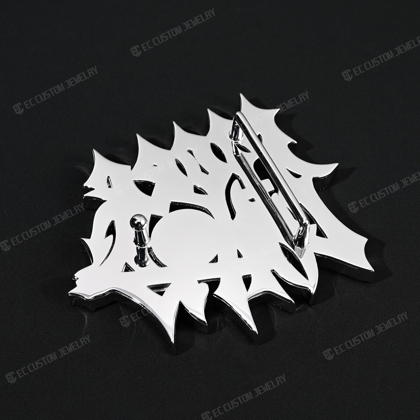 More Chaos Iced Out Belt Buckle Hip Hop Accessories